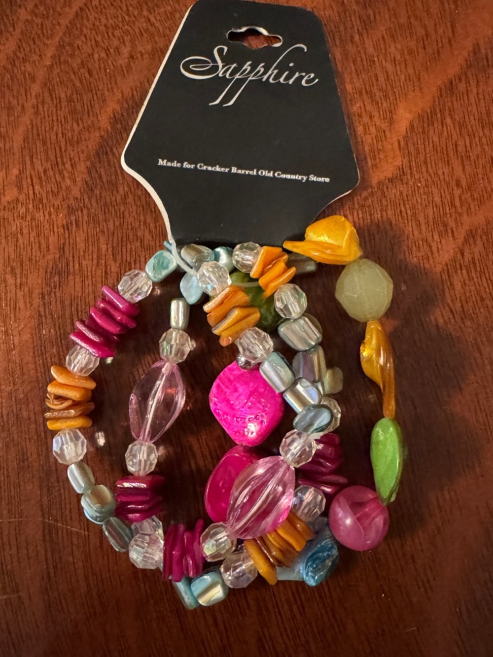 Multicolor Beaded Stretch Bracelet Set